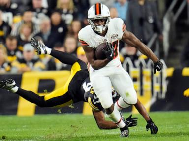 Nick Chubb grateful, thankful as he returns to field with Browns after second major knee injury