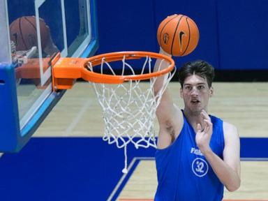 At 7 feet, 9 inches, Olivier Rioux is the world's tallest teen and an intriguing basketball project