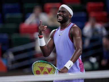 Frances Tiafoe yells a string of curses at a Shanghai Masters chair umpire after a loss