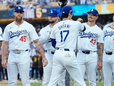 The Big Sho: Ohtani hits tying 3-run homer in playoff debut for the Los Angeles Dodgers in NLDS win