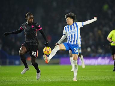 Magic Mitoma and Minteh double give Brighton 3-0 win over lackluster Chelsea