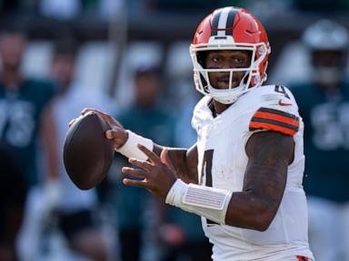 Browns restructure QB Deshaun Watson's contract to create cap space, flexibility, AP source says