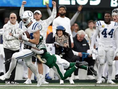 Richardson's late TD run leads Colts to a 28-27 victory over Rodgers and the Jets