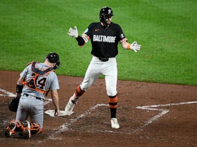 Cowser and McCann homer twice as Orioles rout Tigers 7-1 to build on AL wild card lead