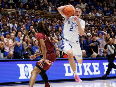 Cooper Flagg returns for 2nd half after leaving No. 2 Duke’s victory with eye injury