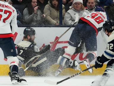 Aliaksei Protas scores in OT to lift Capitals over Blue Jackets 2-1