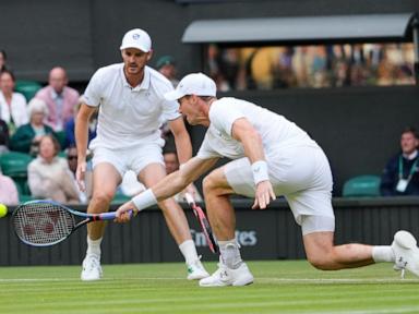 Andy Murray's Wimbledon farewell tour begins with a loss in doubles with his brother