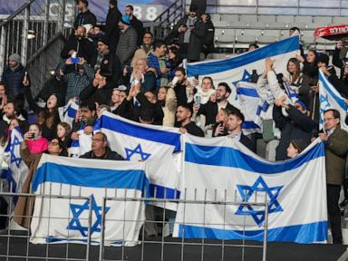 Police make 2 arrests after brief fan-fight at high-security France-Israel soccer match