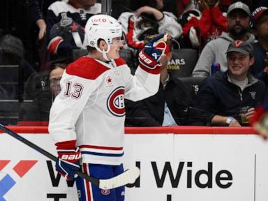 Ovechkin scores his 858th goal and has 2 assists as the Capitals beat the Canadiens 6-3