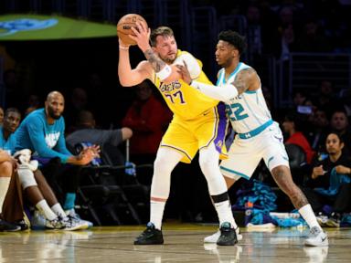 Luka Doncic is likely off his minutes restriction as the Lakers return to work against Charlotte