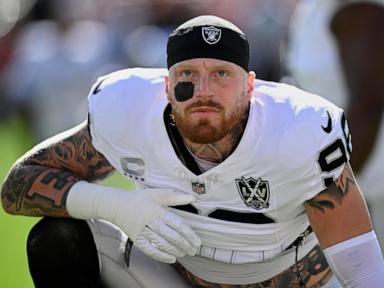 Raiders extend pass rusher Maxx Crosby's contract