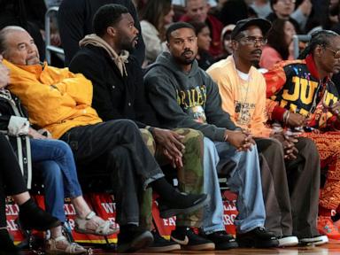 Michael B. Jordan uses timeout at women's college basketball game to sign smoldering photo