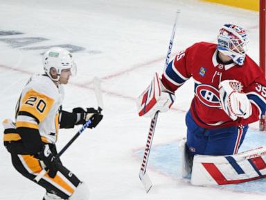 Eller scores 2 goals, Malkin has goal and 2 assists as Penguins beat Canadiens 6-3