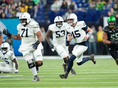 Oregon, Penn State amass 55 points to set Big Ten title game 1st-half scoring record