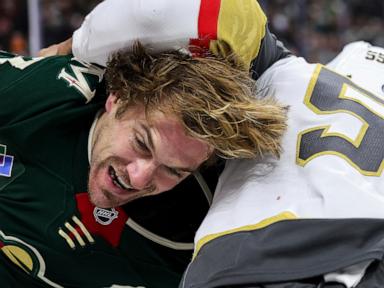 Victor Olofsson's 2nd 2-goal game of the season lifts the Golden Knights to a 3-2 win over the Wild