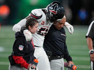 Texans star edge rusher Will Anderson Jr. leaves game vs. Jets with an ankle injury