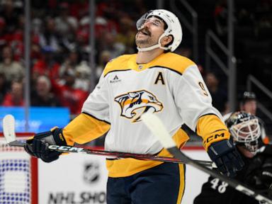 Ovechkin scores his 861st career goal as the Capitals hand the struggling Predators another loss