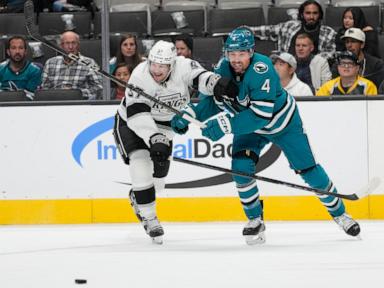 Toffoli scores 3rd-period goal to lift Sharks to 4-2 win over Kings