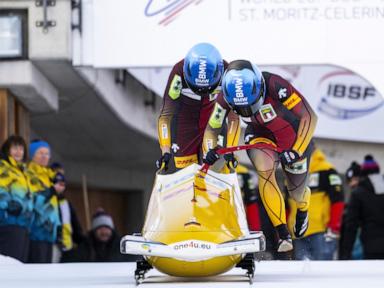 Friedrich pulls away for 4-man bobsled win, US finishes 3rd in team luge relay