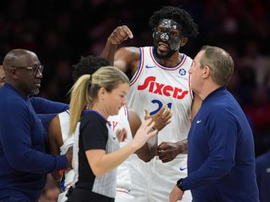 Embiid ejected after drawing 2 technicals in game against Wembanyama and Spurs