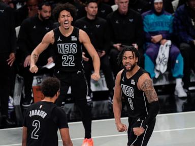 Cam Johnson and Dennis Schroder carry the Nets to a 116-115 win over the Hornets