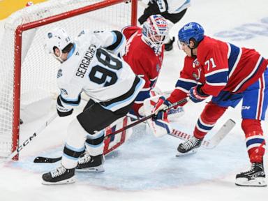 Sergachev scores overtime winner, Utah Hockey Club beats Canadiens 3-2