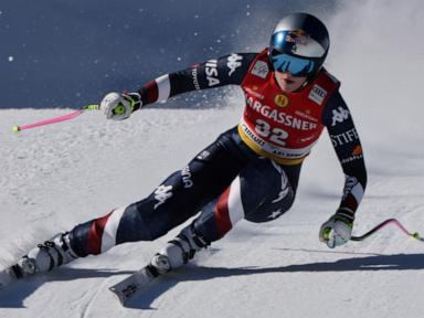 Lindsey Vonn impresses skiing into 6th place in her first World Cup downhill race since 2019