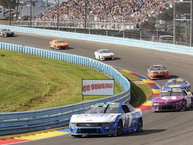 Buescher plays spoiler at Watkins Glen in chaotic NASCAR playoff race