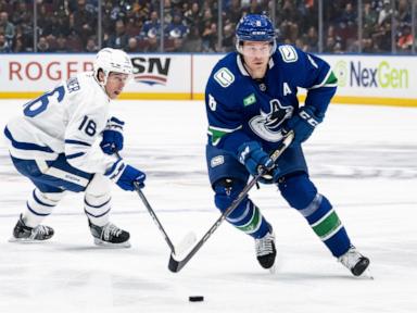 Brock Boeser breaks 3rd-period tie in the Canucks' 2-1 victory over the Maple Leafs