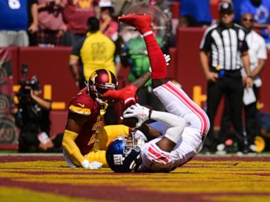 Jayden Daniels gets his 1st NFL win as Commanders beat Giants on 7 field goals by Austin Seibert