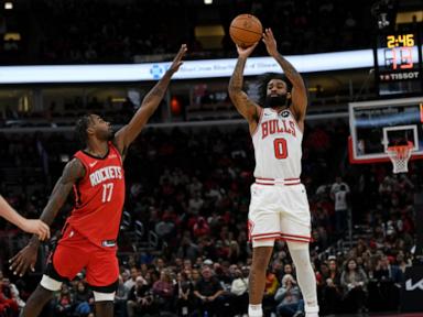 Sengun records triple-double, VanVleet scores 28 in Rockets 143-107 rout of Bulls