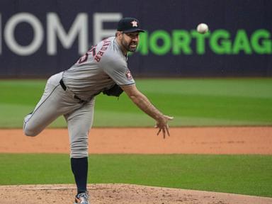 Justin Verlander earns his 262nd win as AL West champion Astros beat Guardians 4-3