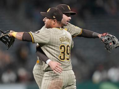 Musgrove goes 6 innings as Padres hand Giants their 3rd straight shutout in 8-0 win