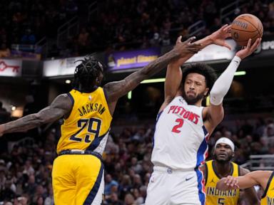 Cade Cunningham has 24 points, 11 rebounds in return and Pistons beat Pacers 130-106