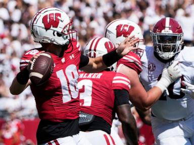 Milroe accounts for 5 TDs as No. 4 Alabama rips Wisconsin 42-10. Badgers QB Tyler Van Dyke injured