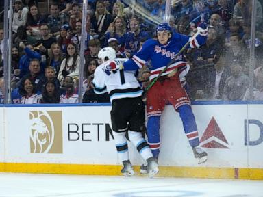 Keller scores second goal of game in OT and Utah beats New York Rangers 6-5 to move to 3-0