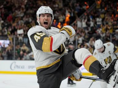 Hertl and Kolesar score late, lift Golden Knights to 6-4 win over Senators