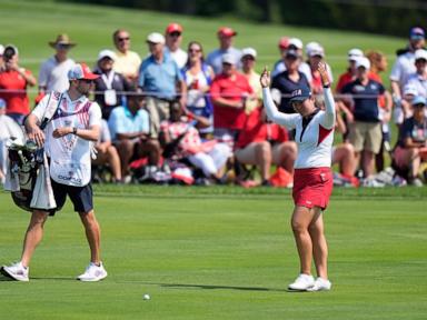 Lilia Vu's closing birdie puts away Europe as the US wins its first Solheim Cup since 2017