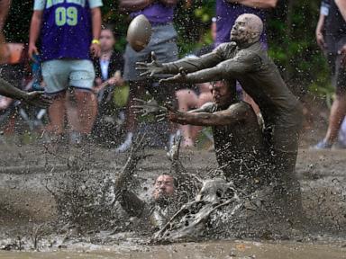 AP sports week in pictures: A photo gallery of game action, celebrations and much more