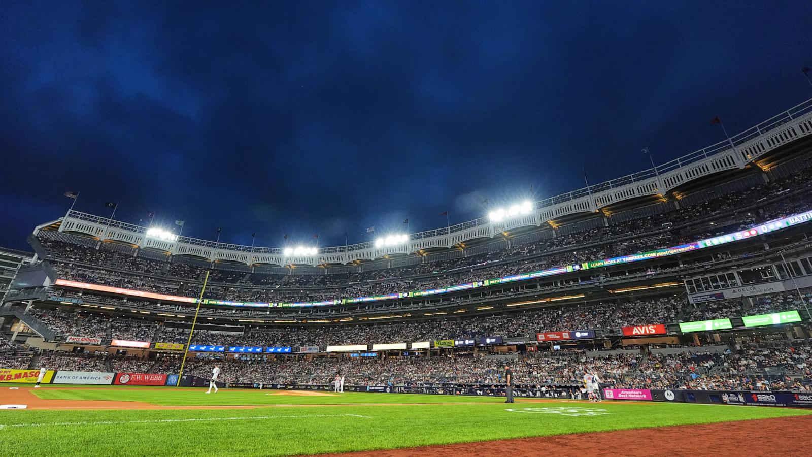abcnews.com -  MIKE FITZPATRICK AP Baseball Writer - Lights go out and Yankees offense goes dark again in latest power outage at the plate