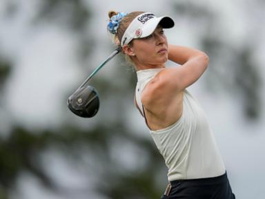 Nelly Korda off to a fast start with a 65 to lead by 2 in The Chevron Championship
