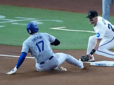 Shohei Ohtani becomes the first major league player with 50 homers, 50 stolen bases in a season