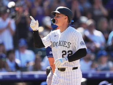Moniak and Karros homer as the Rockies beat the Dodgers 9-6
