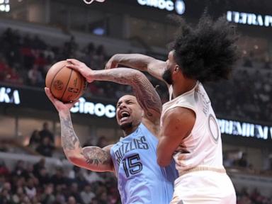 Scotty Pippen Jr. scores career-high 30 points in Grizzlies' 142-131 win over Bulls