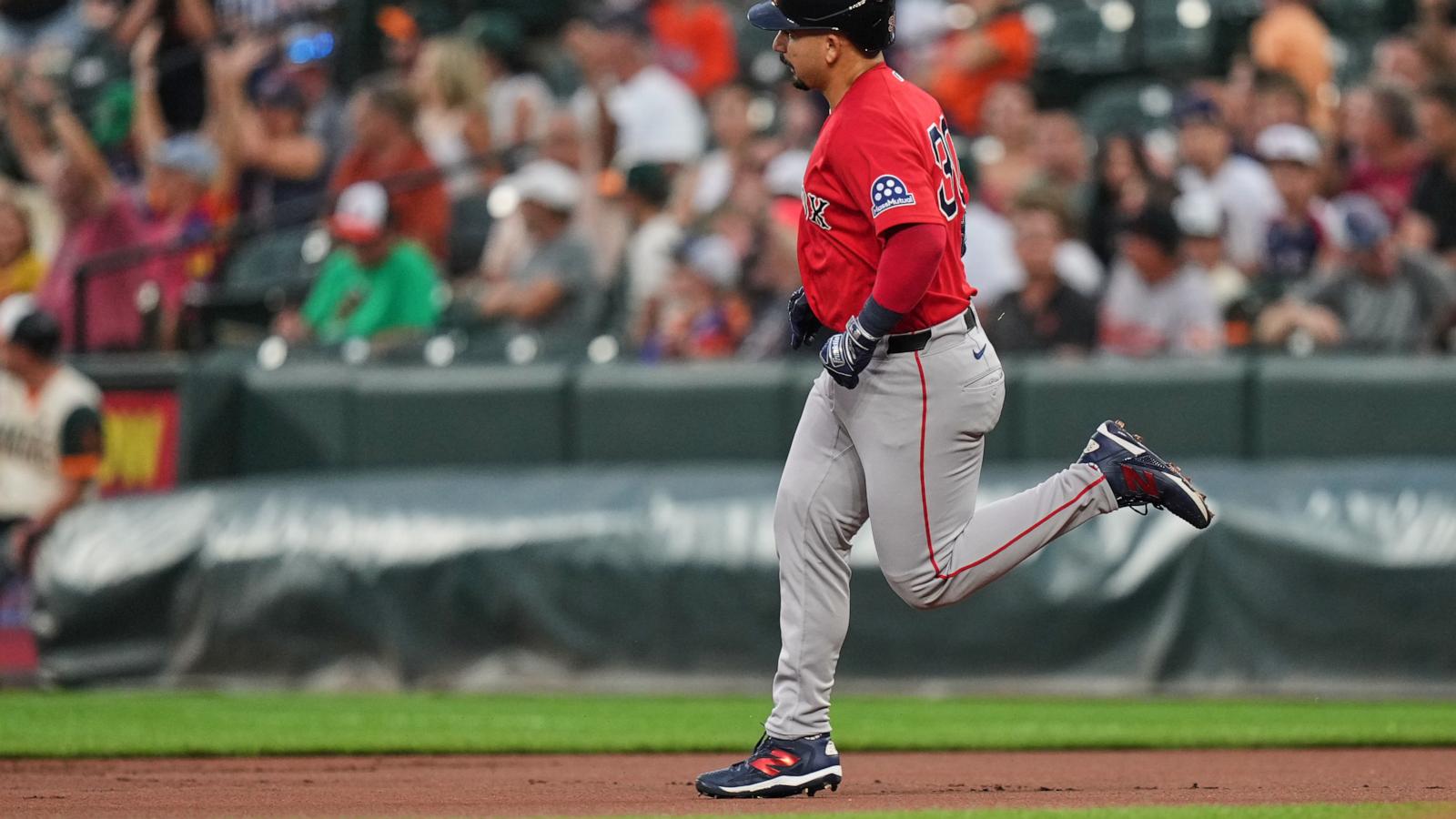 Red Sox beat the Orioles 1-0 on Gasper's 1st-inning homer; benches clear in the eighth