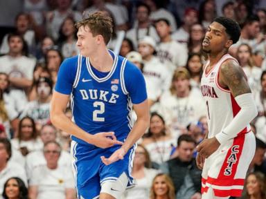 Duke's Cooper Flagg thrives in first true road environment, quieting Arizona crowd with 24 points