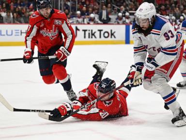 Alex Ovechkin scores his 872nd career goal as the Capitals beat the struggling Rangers 7-4