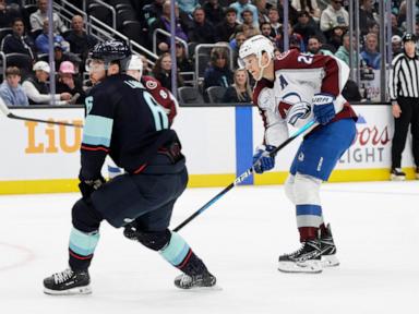 Kiviranta scores 2 as Avalanche hold on to beat Kraken 3-2