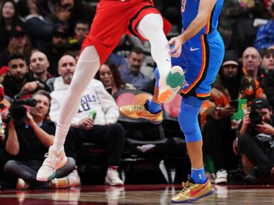 Gilgeous-Alexander scores 30 as Thunder rout Raptors 129-92 for sixth win seven games