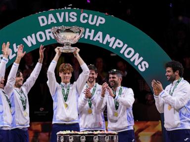 Jannik Sinner's 2024: 2 Slam Grand titles, a doping case and a Davis Cup title for Italy